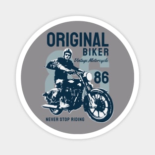 Original biker authentic vintage roller road hustle adventure Magnet